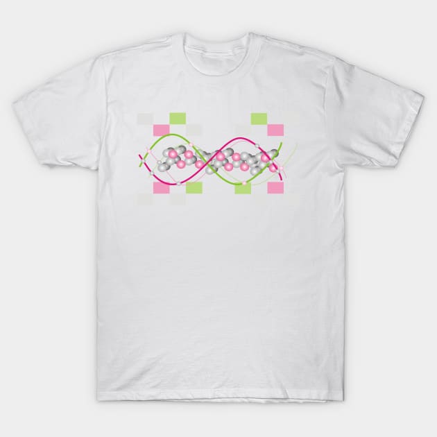 Molecular  Helix T-Shirt by Sash8140